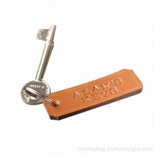 Personalized Leather Keyring